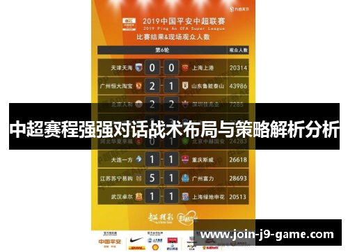 中超赛程强强对话战术布局与策略解析分析
